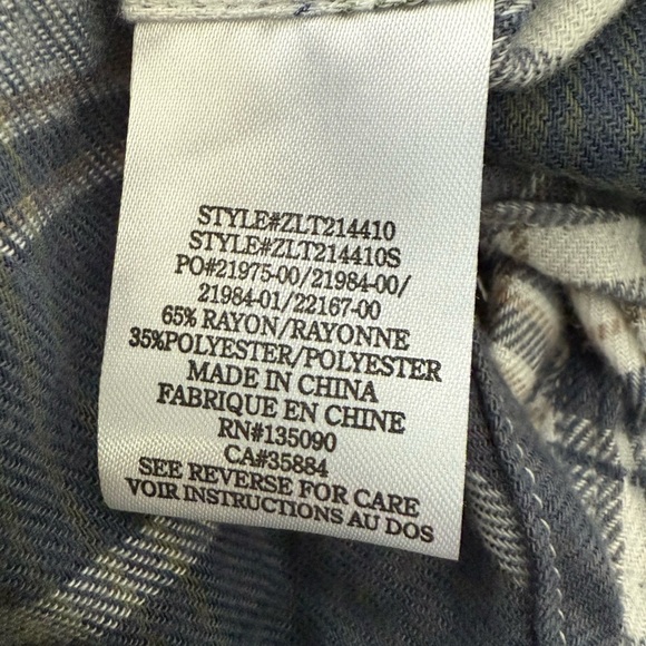 Z Supply Plaid Flannel Shirt - Picture 7 of 7